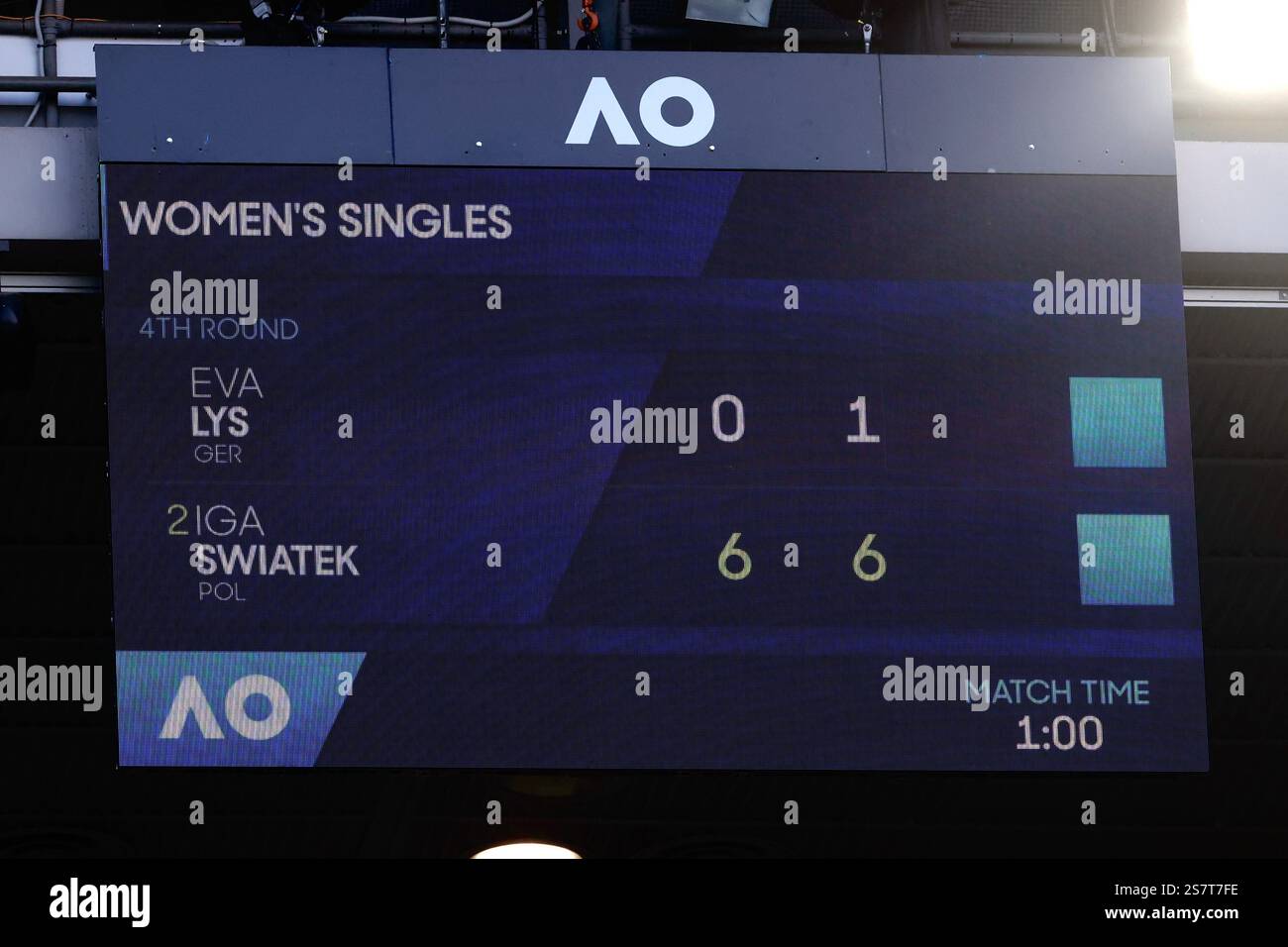 20 January 2025, Australia, Melbourne Tennis, Grand Slam, Australian