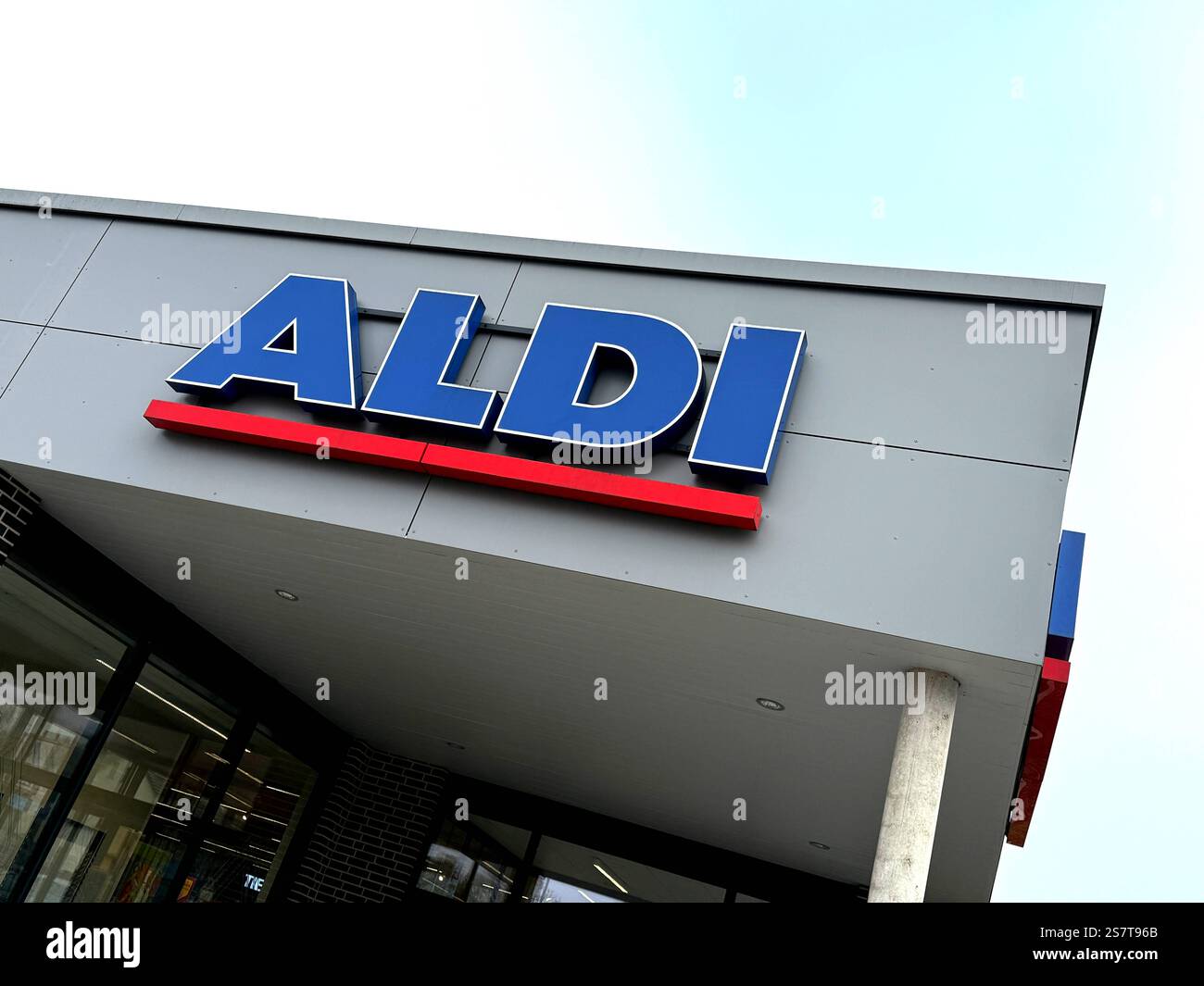 Außenwerbung ALDI Nord *** Outdoor advertising ALDI North Copyright: xmix1x Stock Photo