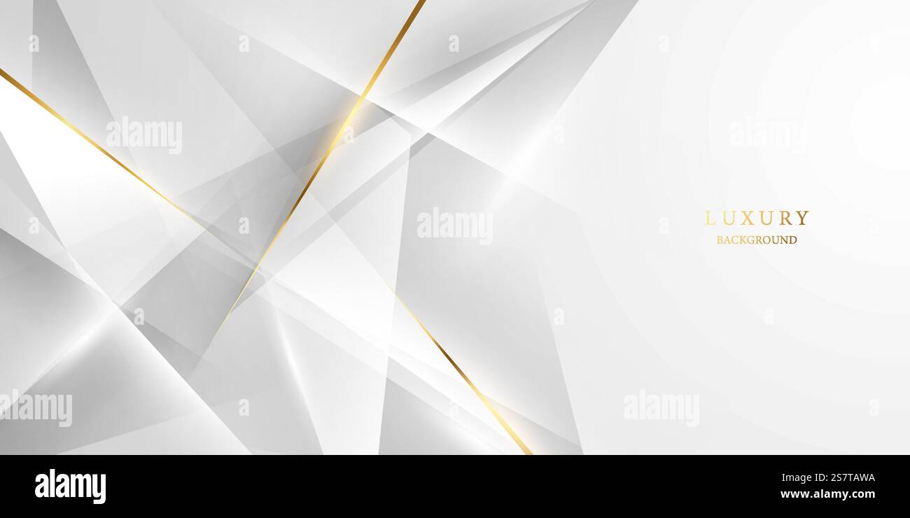 luxury white abstract background with glittering golden elements vector ...