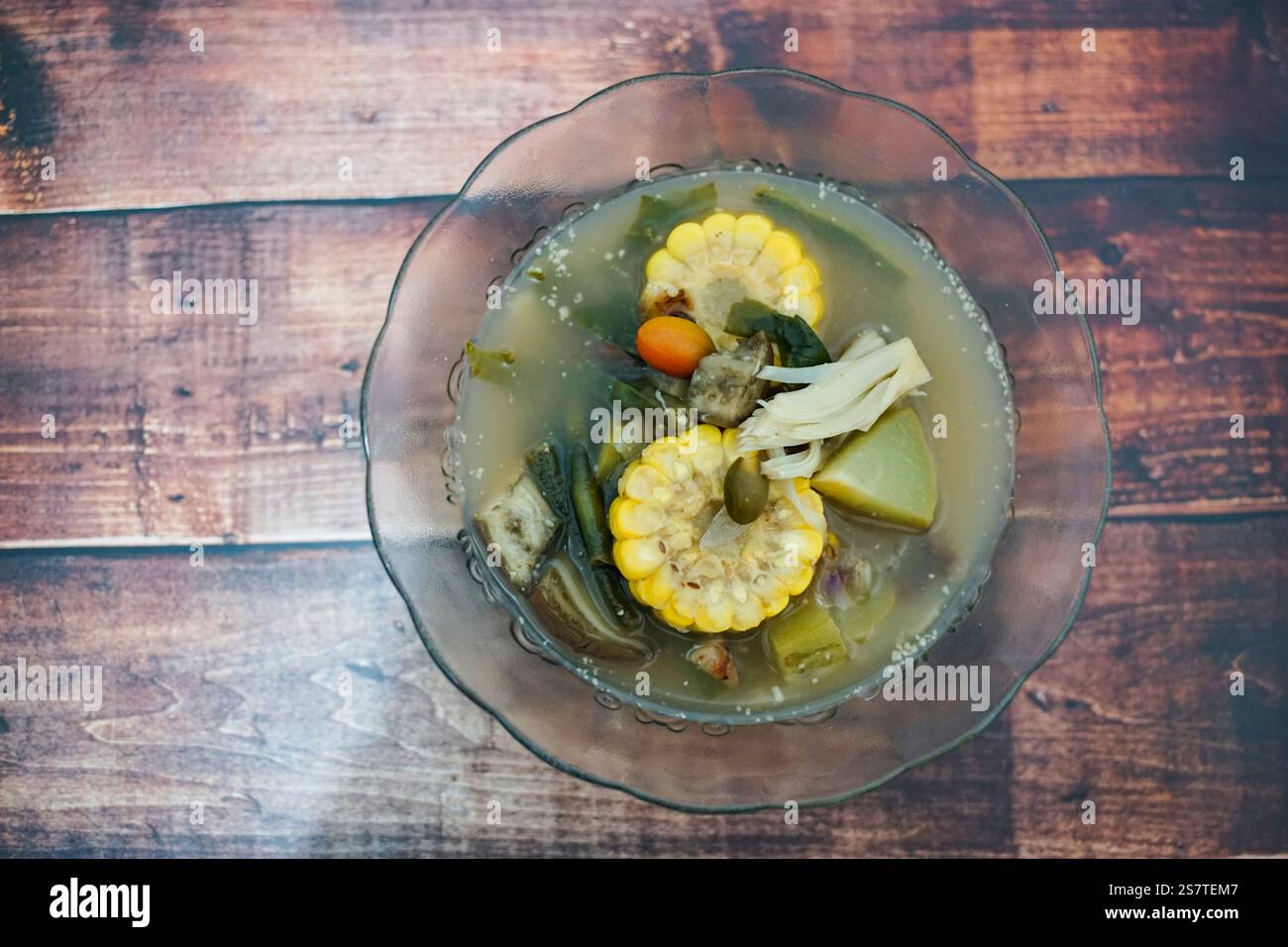 Sayur Asem. served in a bowl. Indonesian traditional food Stock Photo ...