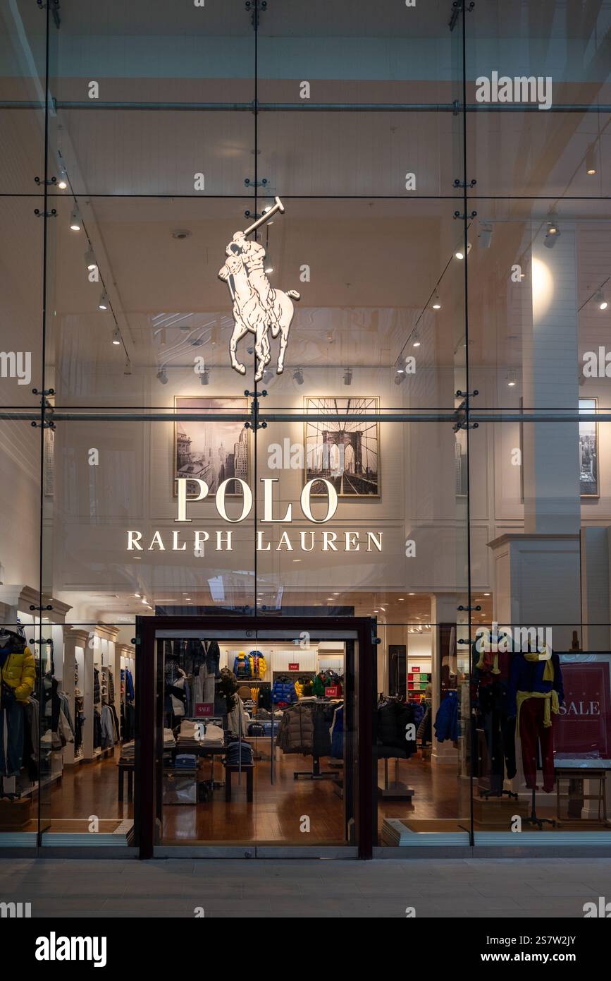ポロ ラルフローレン ブランド アクリル サイン ディスプレイ Polo RALPH LAUREN Department Store Display Advertising Sign