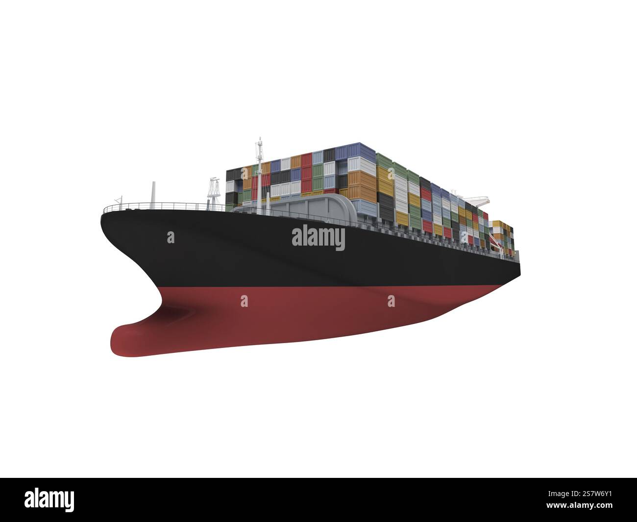 Cargo ships container ship over Cut Out Stock Images & Pictures - Alamy