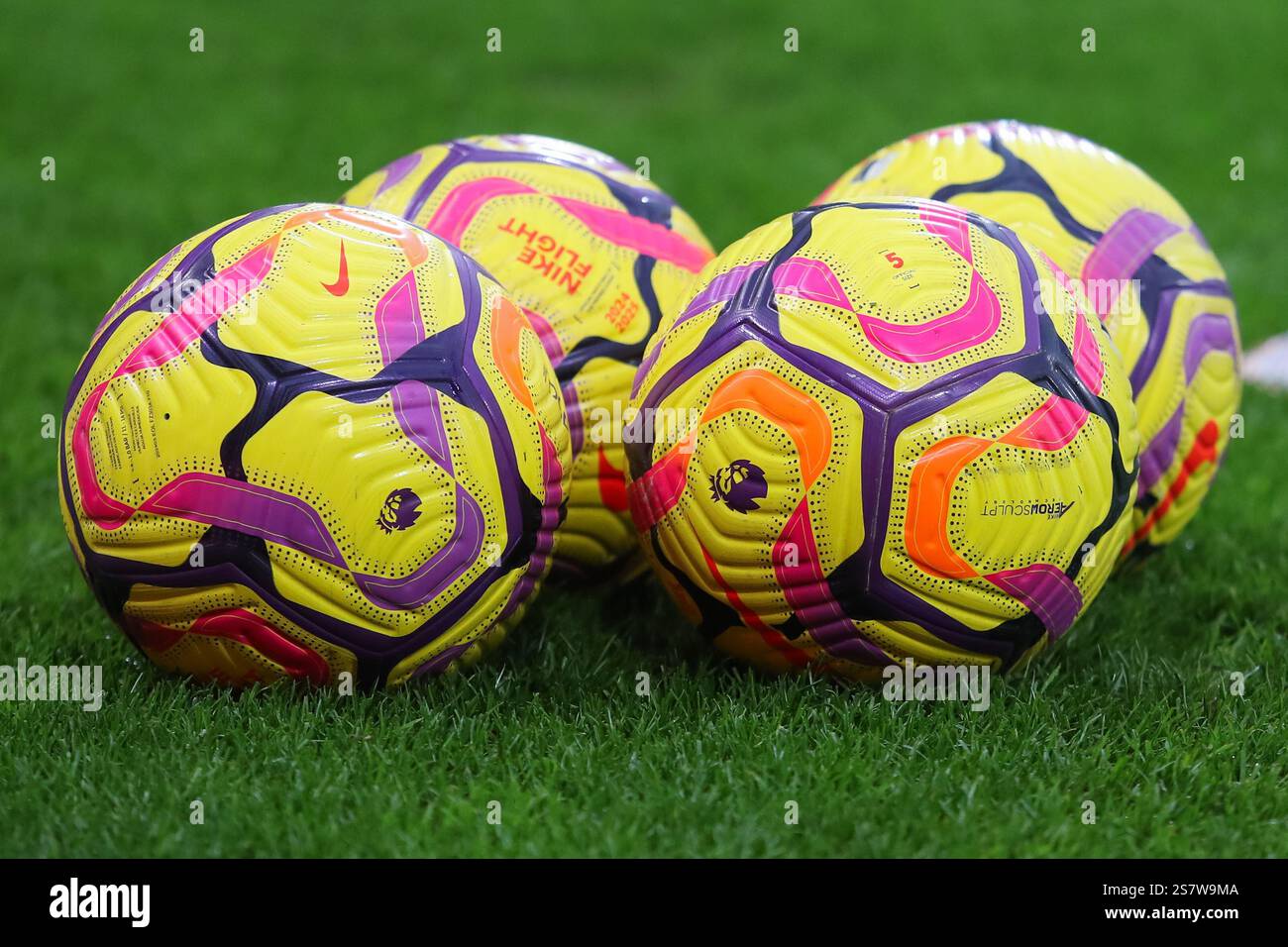 Nike Flight Premier League footballs during the Nottingham Forest FC v