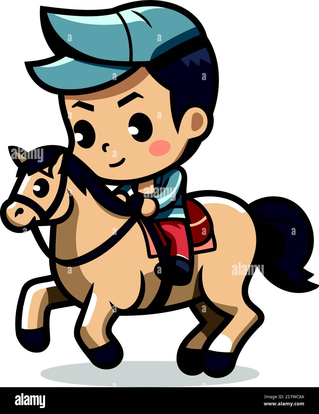 Boy with a horse hi-res stock photography and images - Alamy