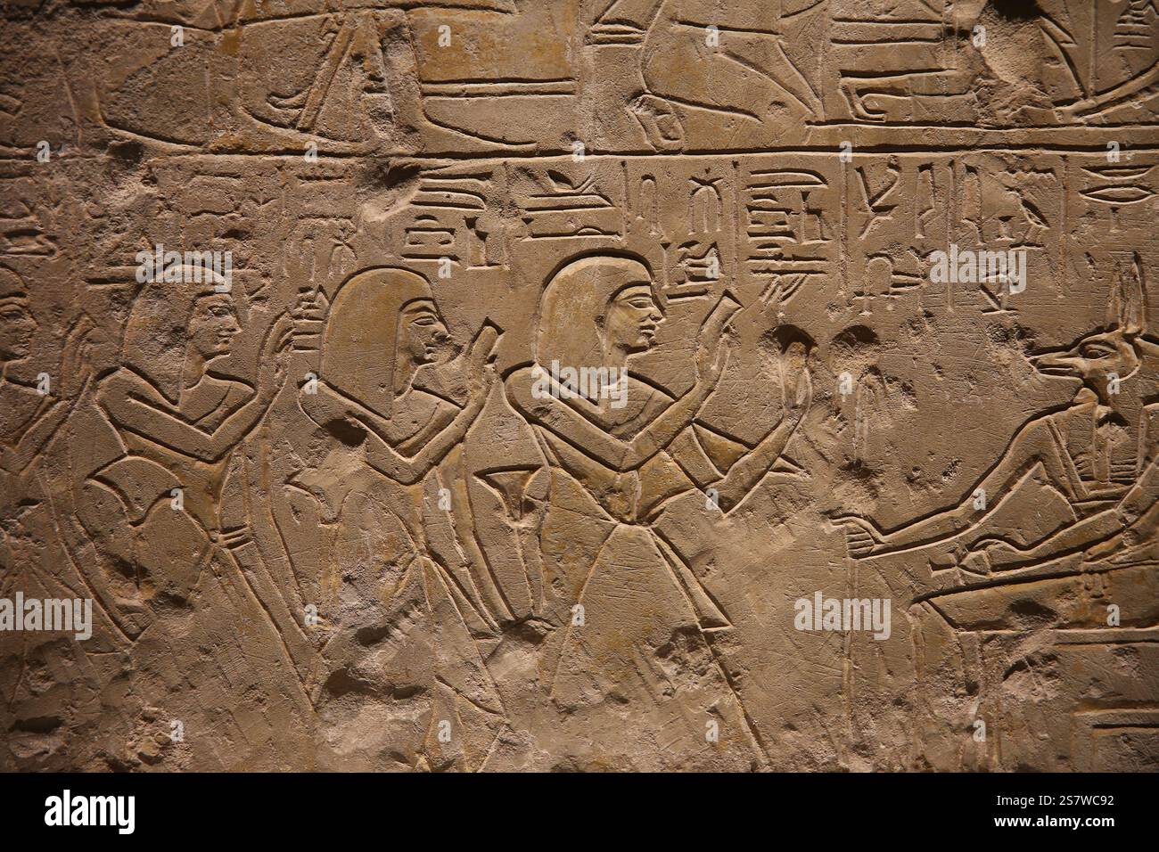 Relief. Tomb of Pashed. Limestone. New Kingdom. 19th Dynasty. 1292-1190 ...
