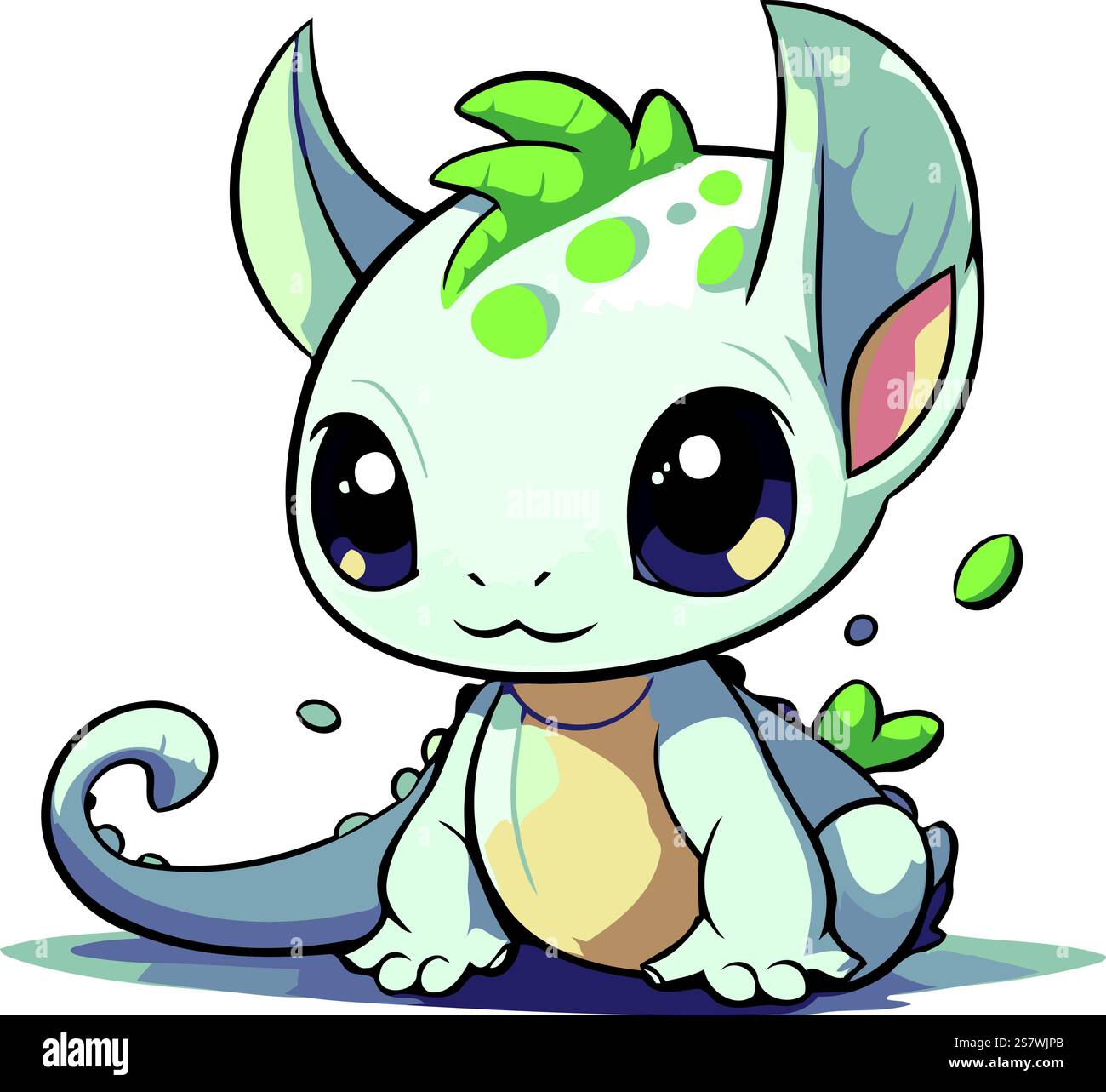 Baby dragon illustration hi-res stock photography and images - Alamy, image size:1300x1283