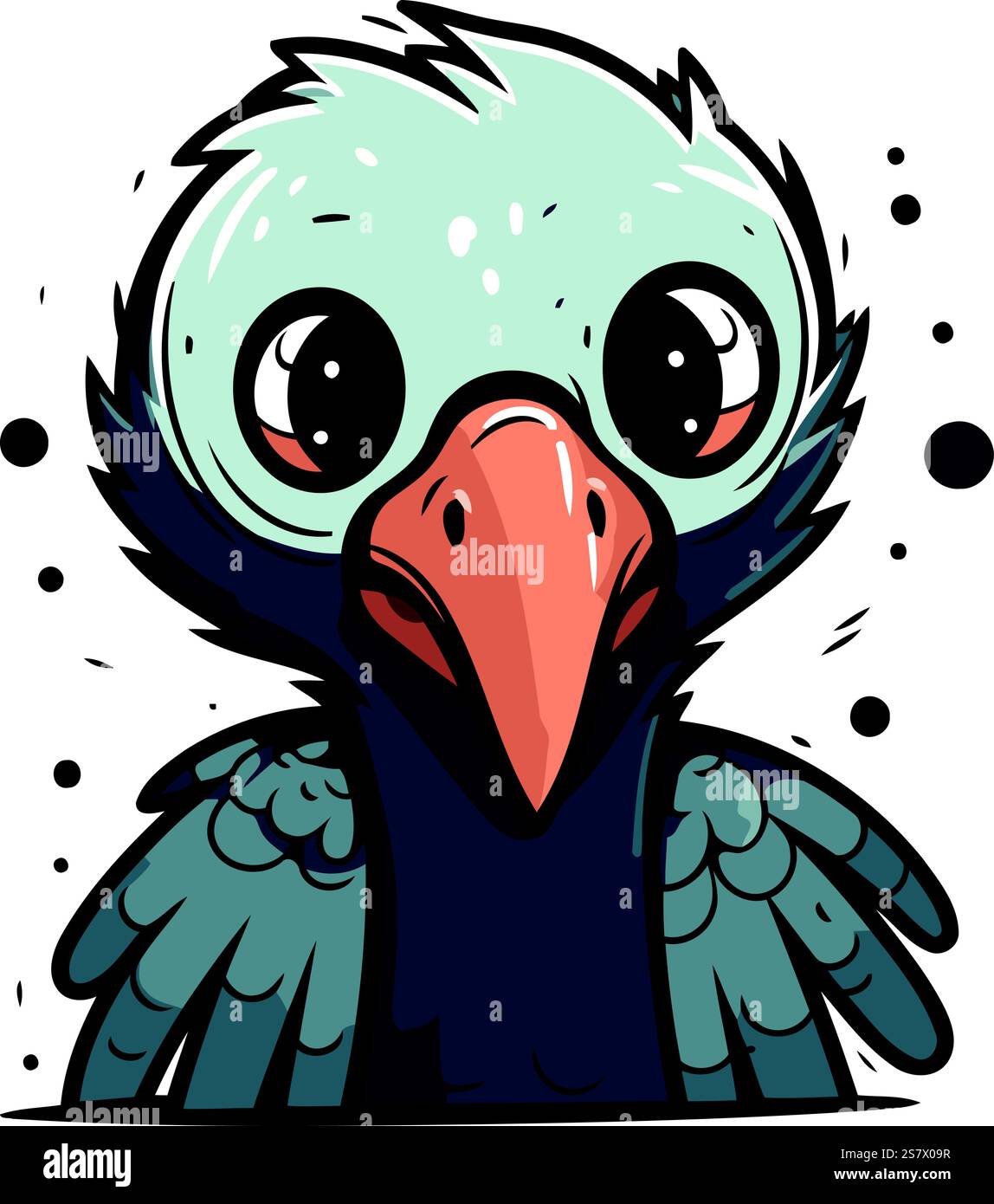 Cute Cartoon Crow Vector Illustration Isolated On A White Background cute-cartoon-crow-vector-illustration-isolated-on-a-white-background