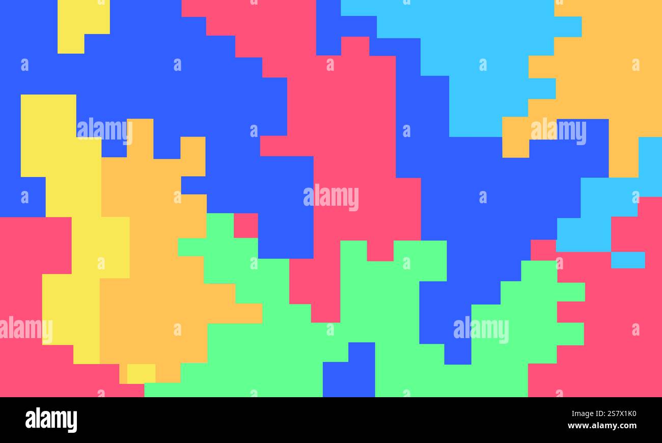 Pixel art camouflage design merges the precision of digital art with ...
