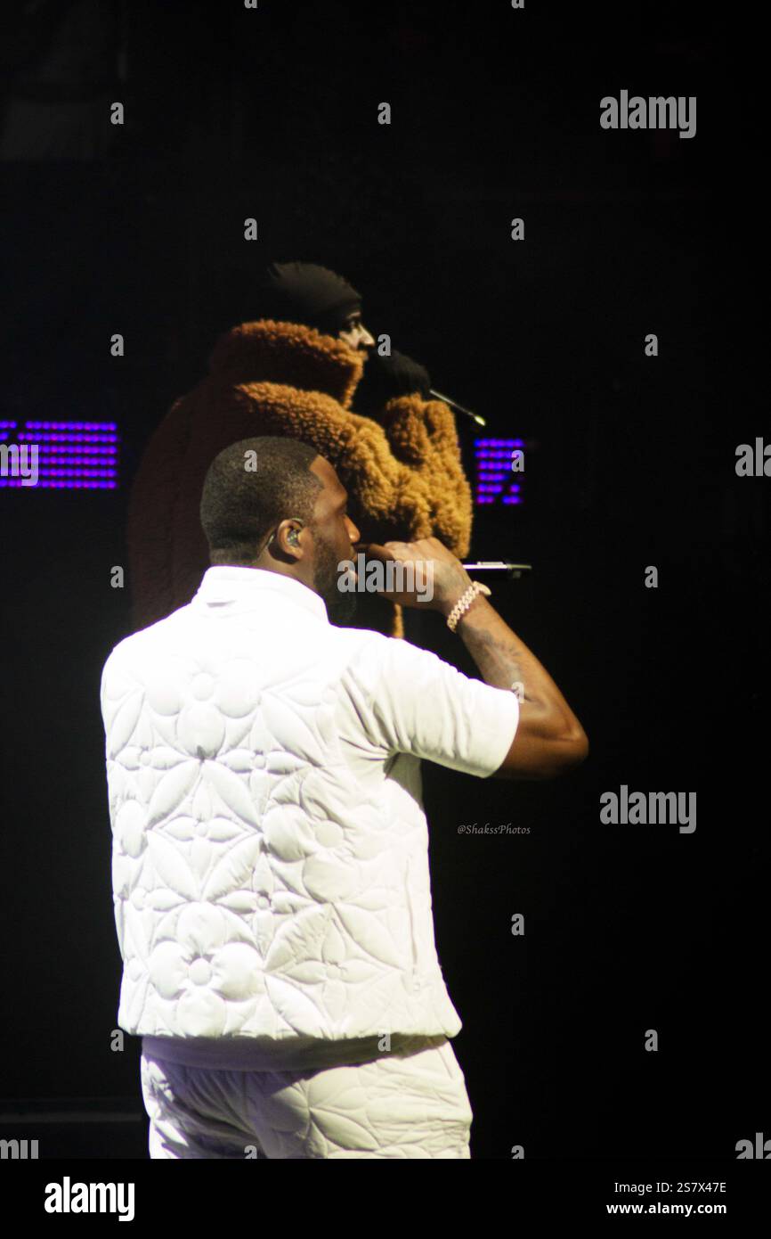 British Rapper Headie One performing live at SSE Wemblew on 27th November 2021 Stock Photo