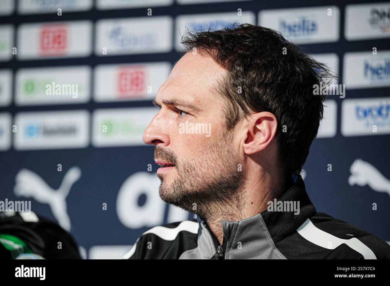 Benjamin Hatton Benjamin Chatton (Deutschland, Manager) DEN, Pressekonferenz ...