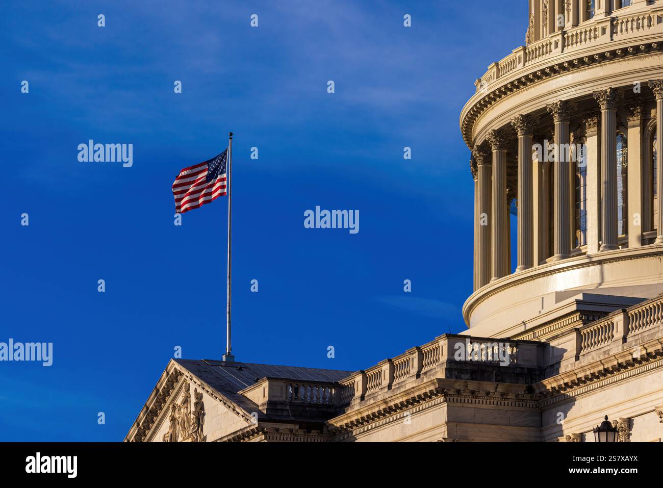 The East Front of the United States Capitol in Washington, DC Stock ...
