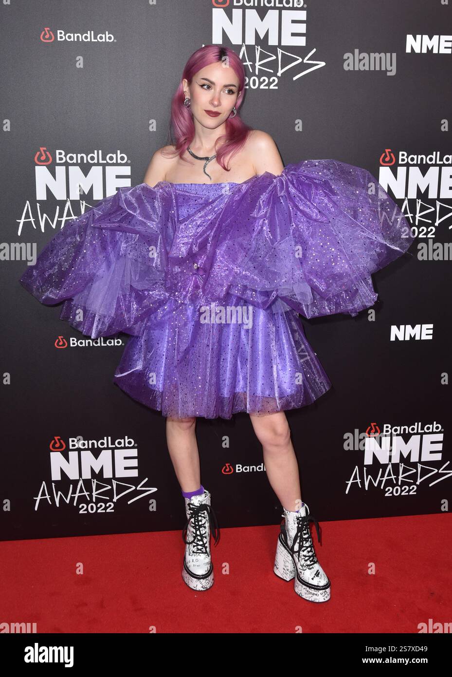 Camden Cox at the NME Awards 2022 at the O2 Academy Brixton in London ...