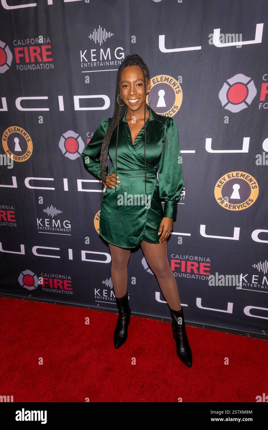 DJ / Comedian Tierra Amira Jones attends PreGrammy Kickoff and