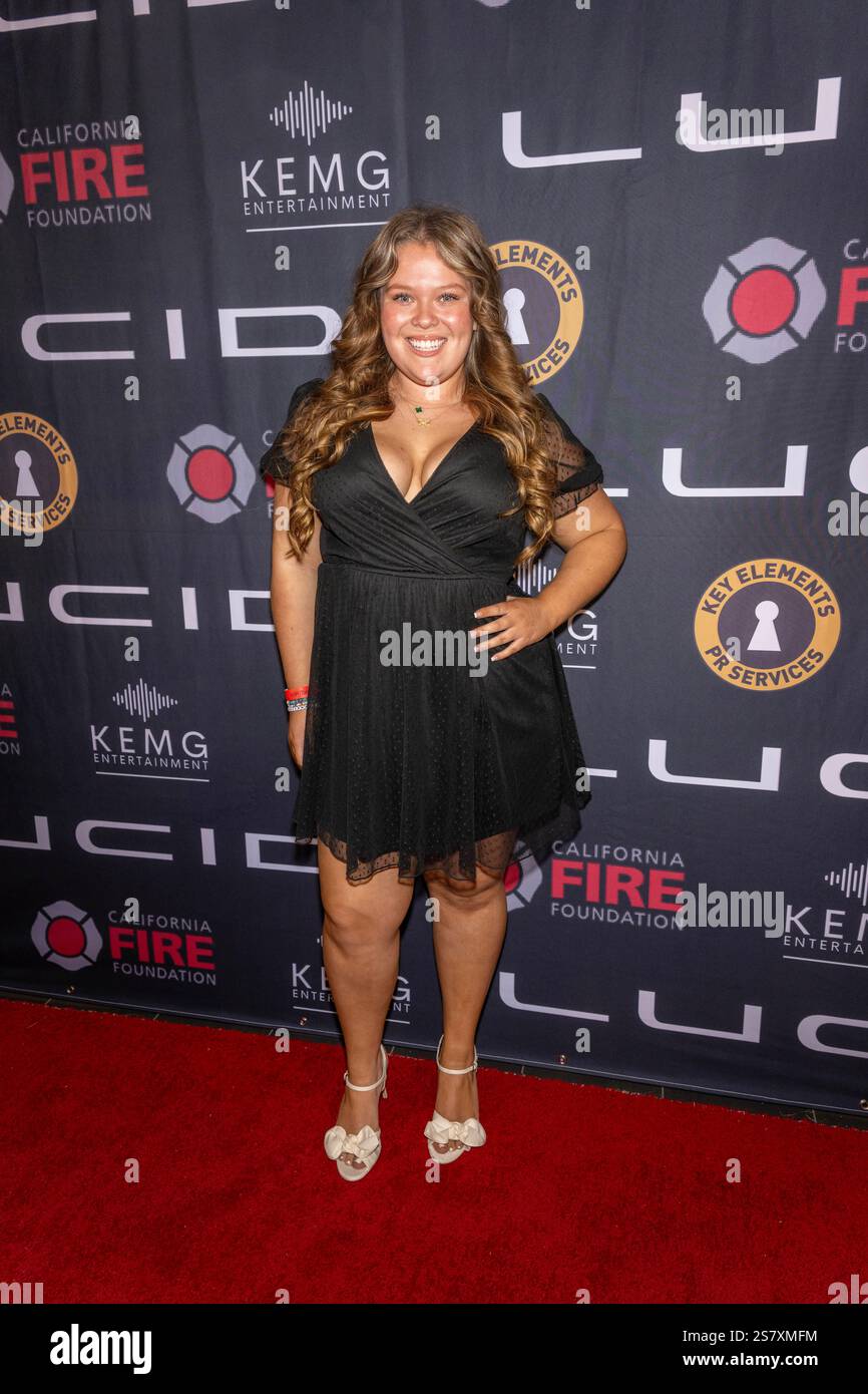Actress Taylor Fangmann attends PreGrammy Kickoff and Fundraiser for
