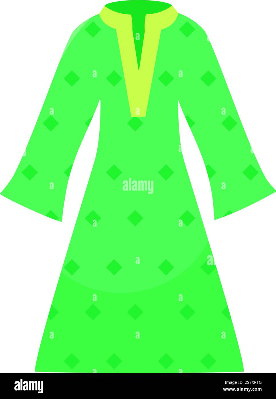Green Kurta Art Silk Chudidaar main image 1