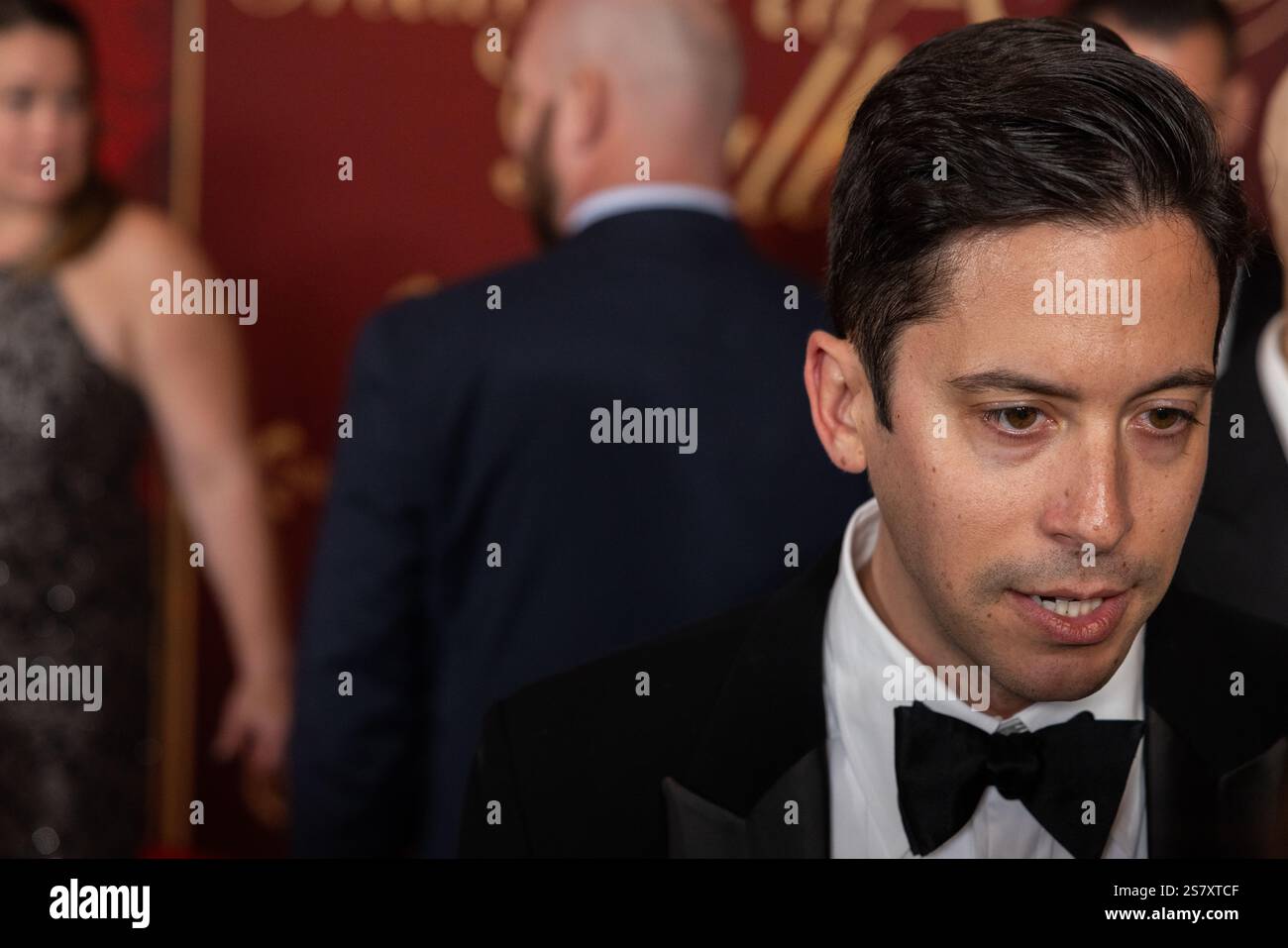 Michael Knowles Model Michael Knowles speaks with press on the red carpet at the Turning ...