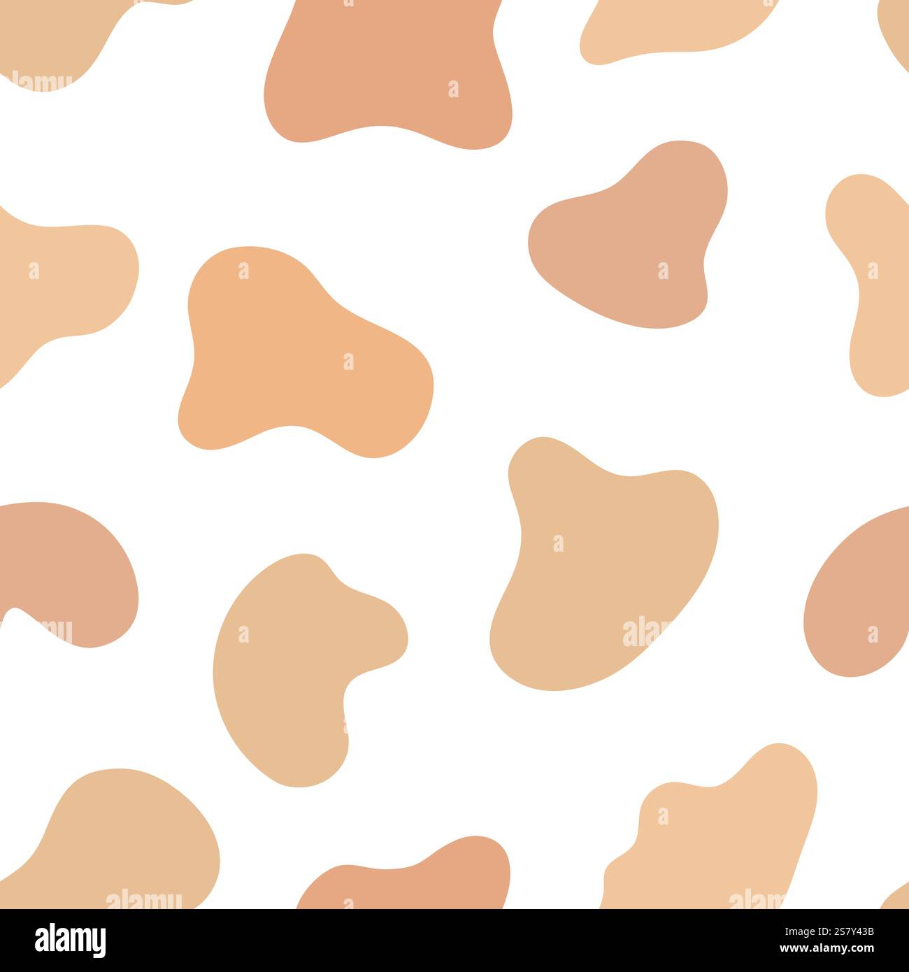 Freeform shape. Seamless pattern with abstract colorful organic liquid forms. Modern graphic design elements. Vector illustration Stock Vector