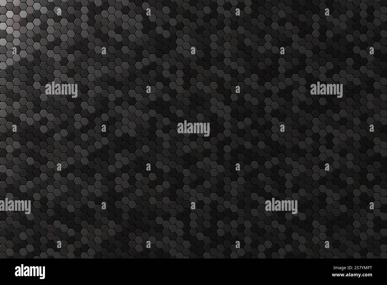 Abstract modern background hexagons texture on a dark background, vector honeycomb template backdrop banner Stock Vector