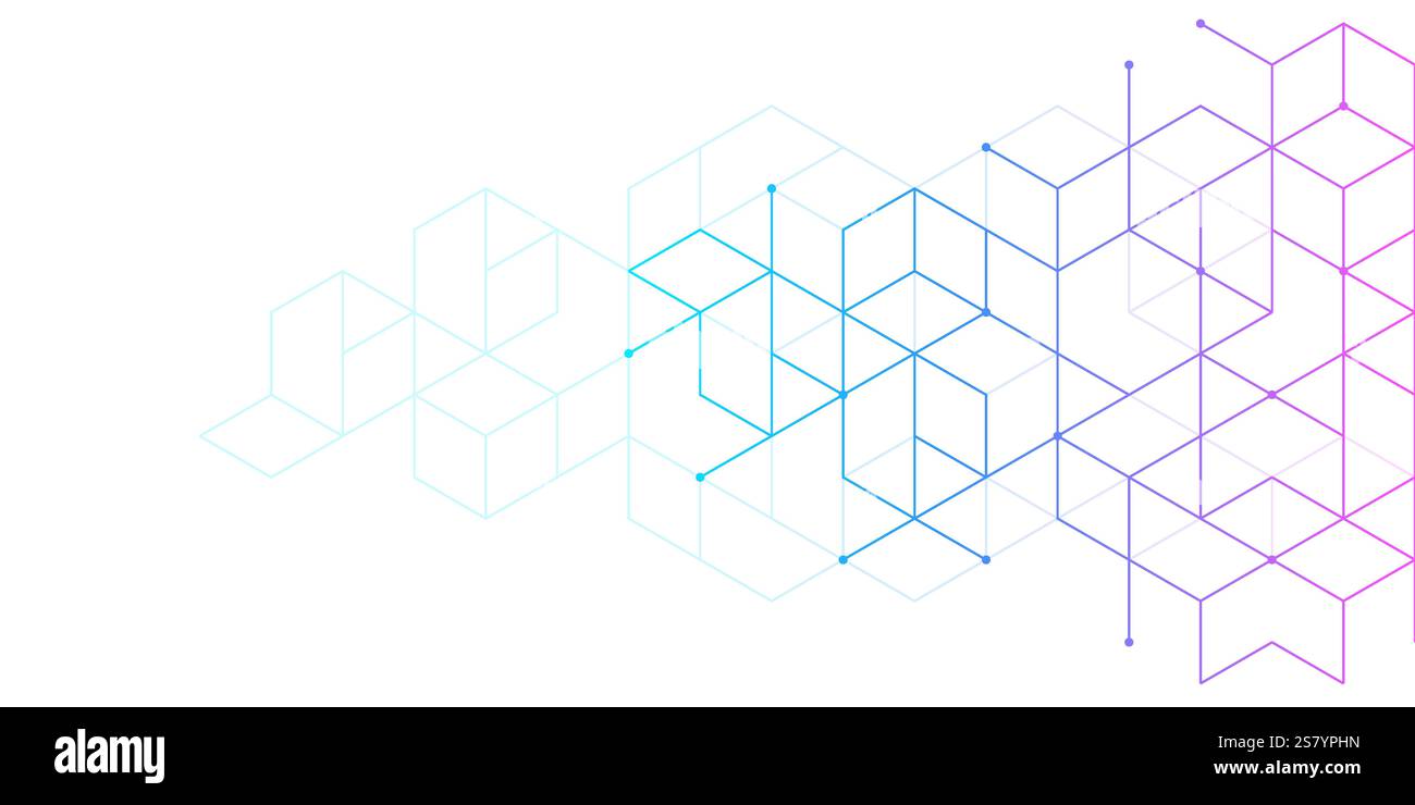 The graphic design elements with isometric shape blocks. Vector ...