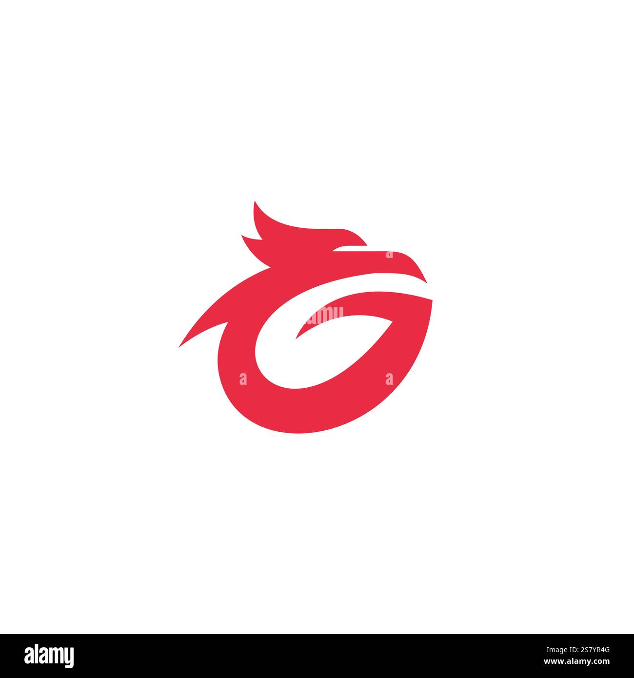eagle letter g logo icon vector Stock Vector