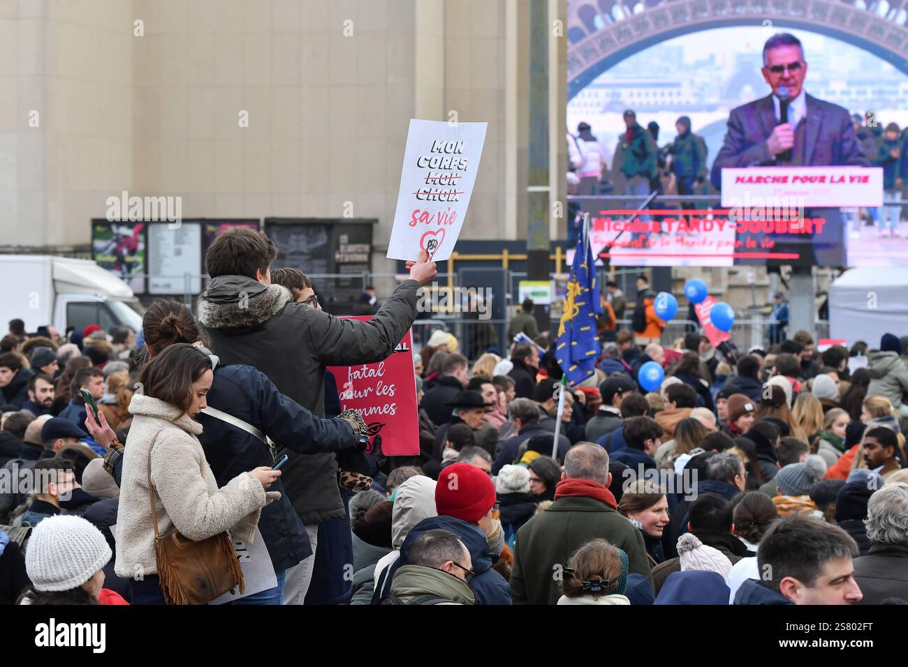 julien mattia March for Life 2025 19/01/2025 France / Ilede