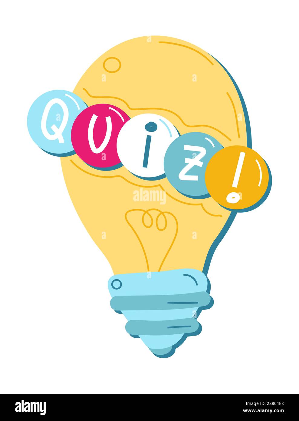 Quiz time label featuring a question mark, Stock Vector