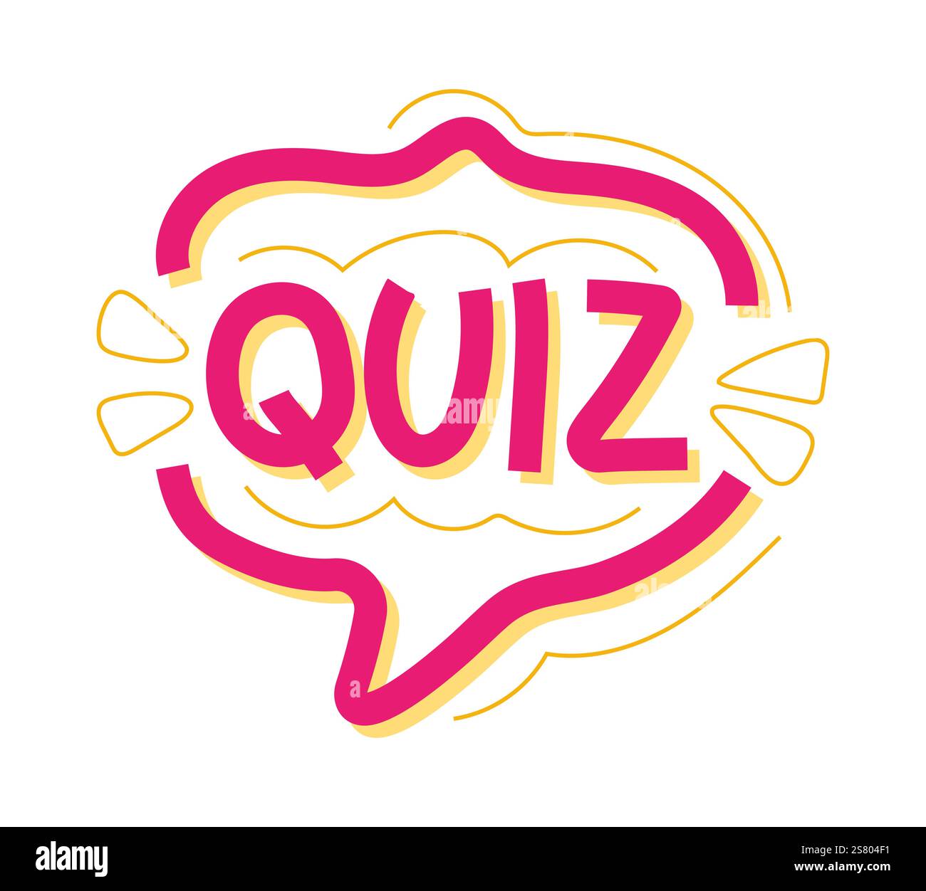 Quiz time label featuring a question mark Stock Vector Image & Art - Alamy
