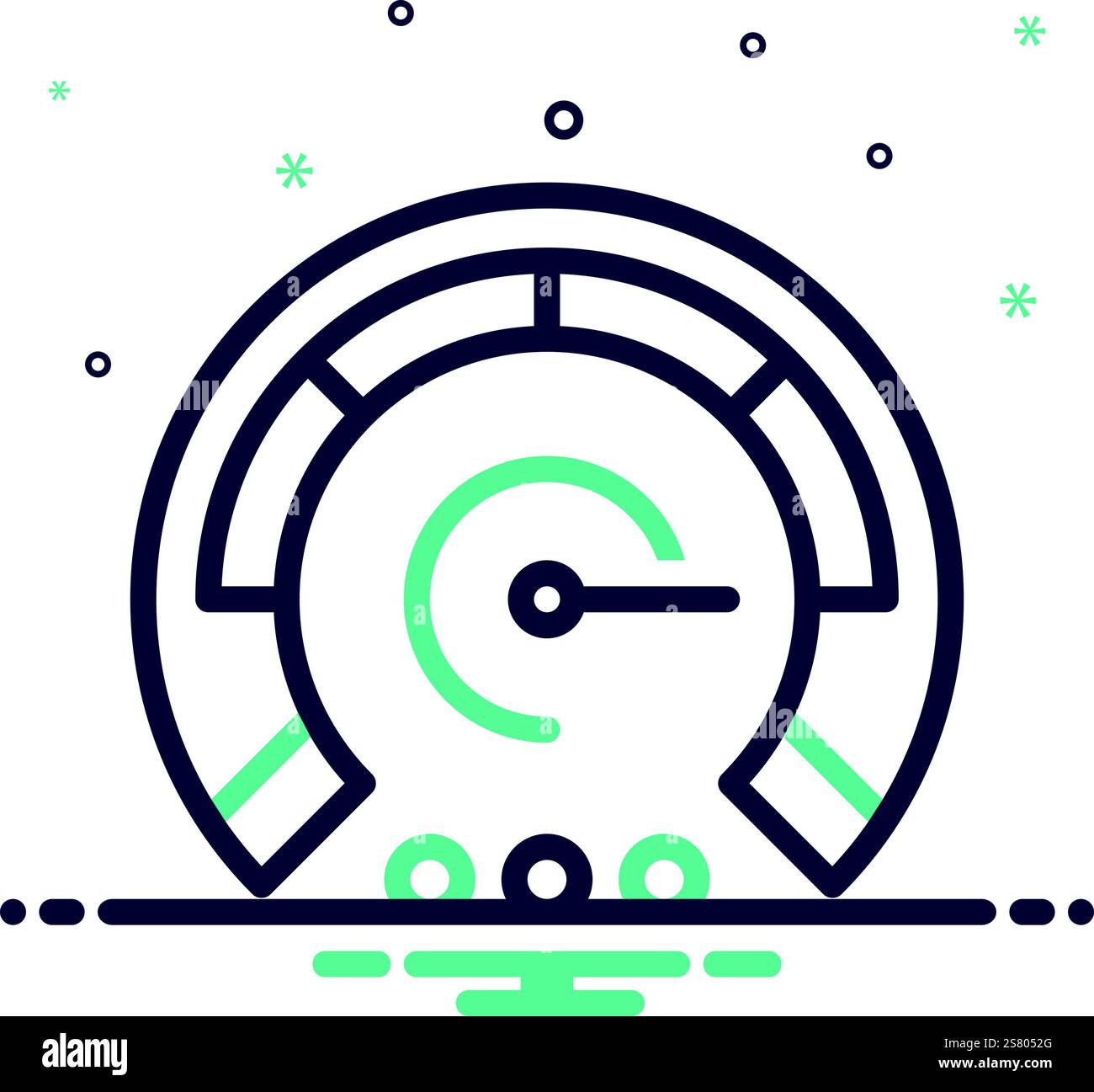 Tachometer logo vector hi-res stock photography and images - Alamy