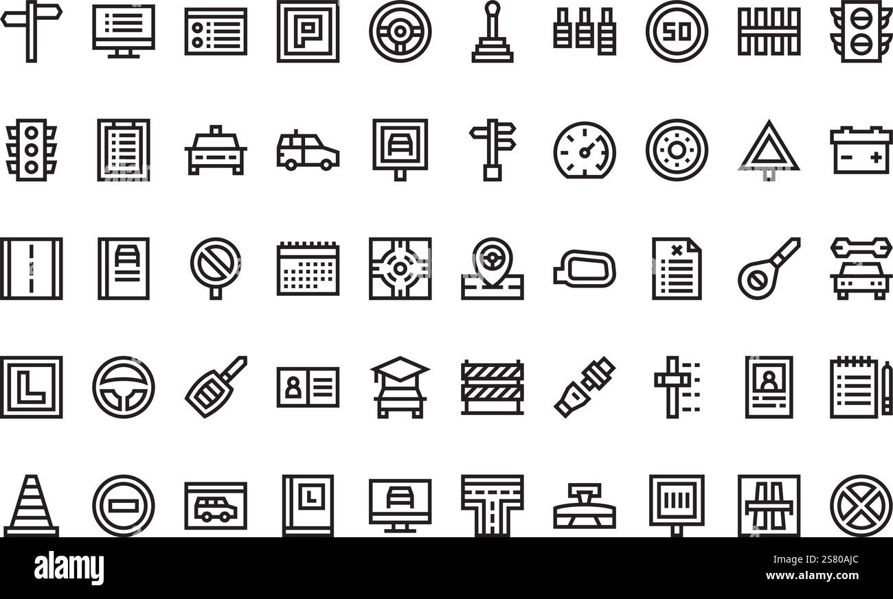High-Quality Vector Icons Collection with Editable Stroke. Ideal for Professional and Creative Projects. Stock Vector