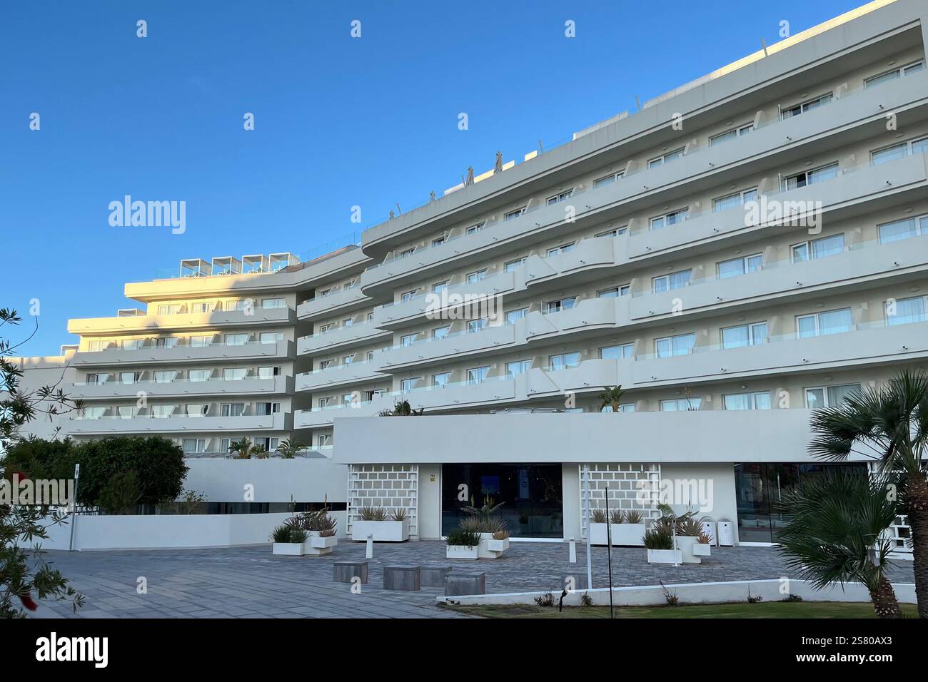 Iberostar Selection Sábila Hotel in Costa Adeje, Tenerife, Canary Islands, Spain. 11th January 2025 - Smartphone Captured Stock Image