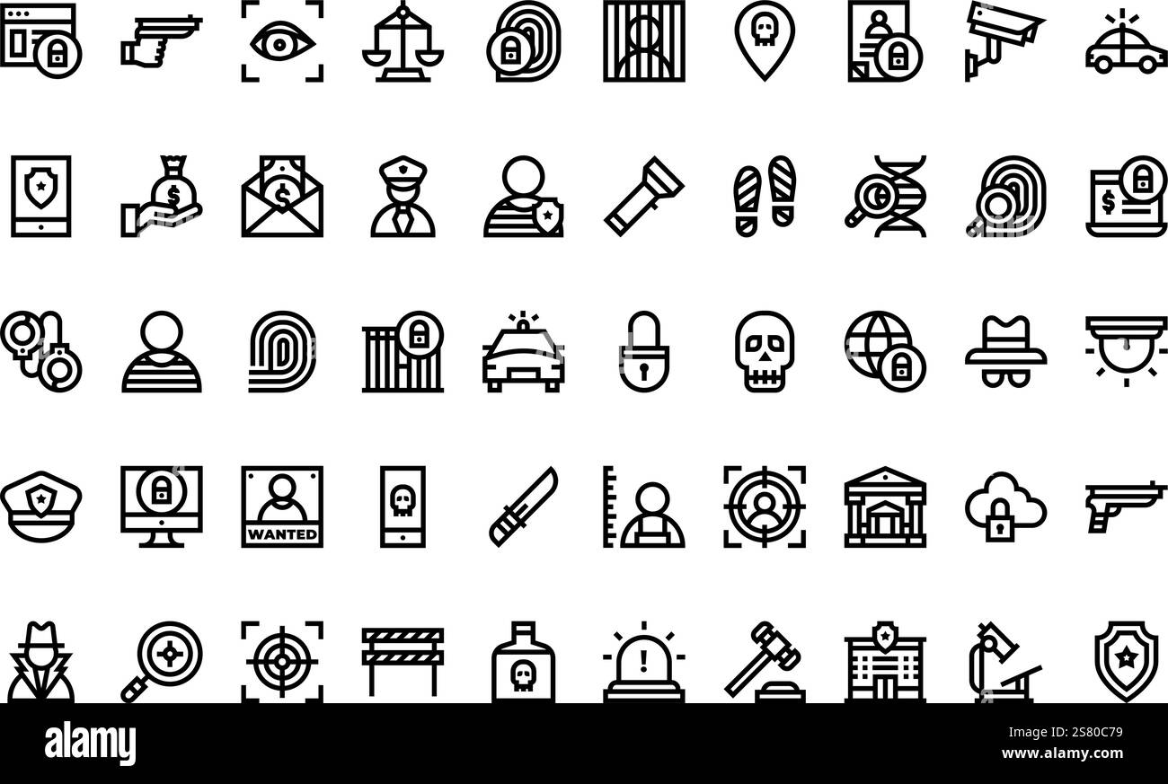 High-Quality Vector Icons Collection with Editable Stroke. Ideal for Professional and Creative Projects. Stock Vector