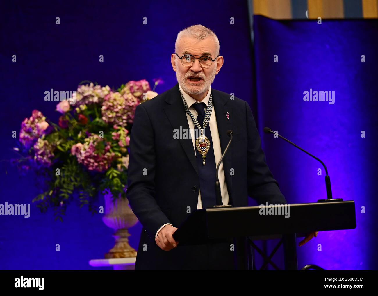 LONDON, ENGLAND 20th January 2025 Speaker Andrew Boff is the chair of