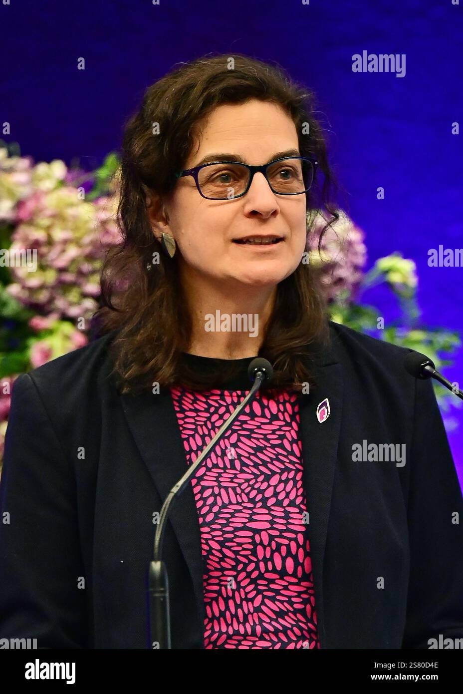 LONDON, ENGLAND 20th January 2025 Speaker Olivia Marks Woldman OBE