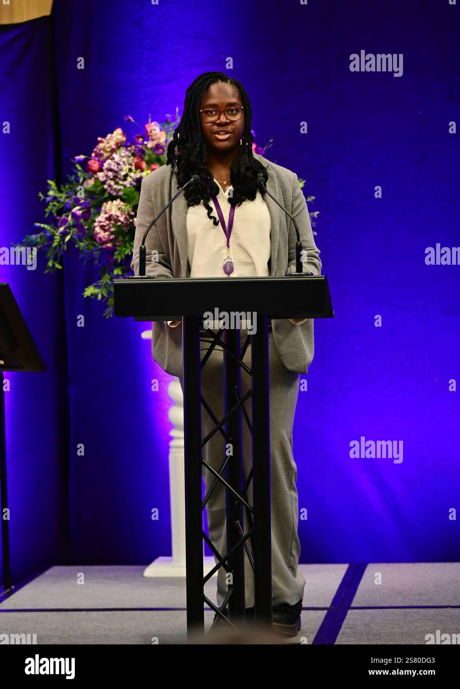 LONDON, ENGLAND 20th January 2025 Speaker Red Bachirou Abdou and