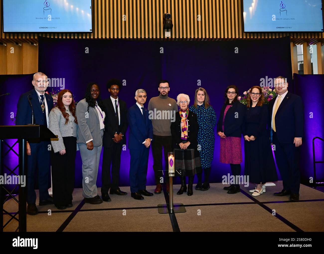 LONDON, ENGLAND 20th January 2025 Holocaust Memorial Day Ceremony