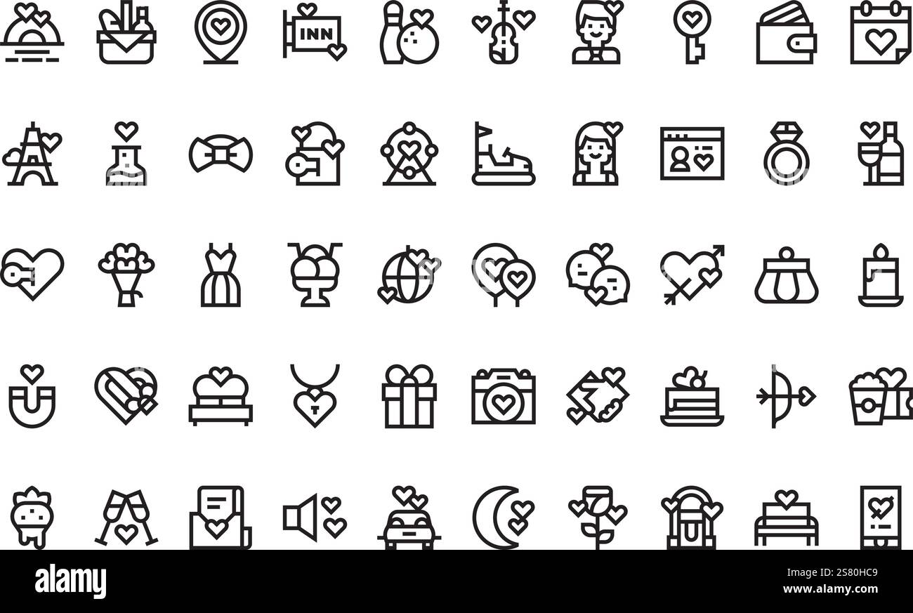 High-Quality Vector Icons Collection with Editable Stroke. Ideal for Professional and Creative Projects. Stock Vector