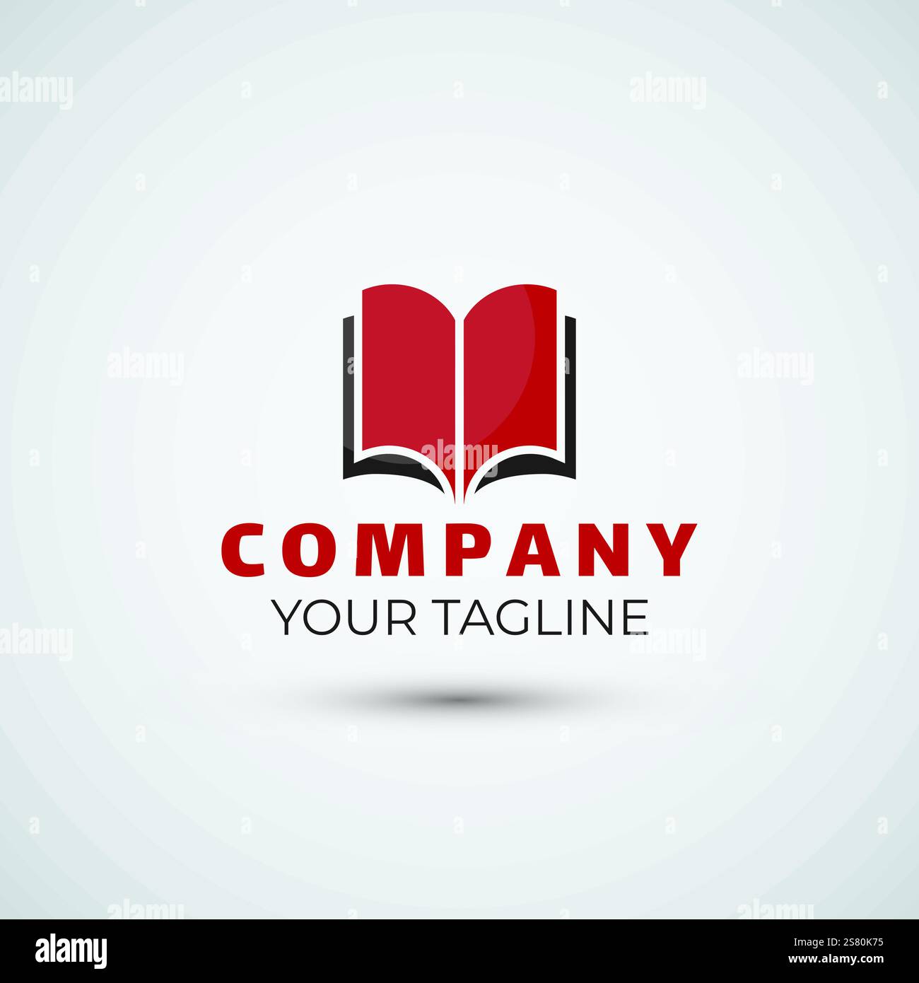 Book logo design icon template illustration Stock Vector
