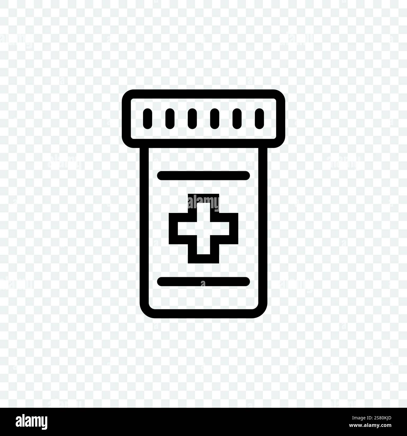Pills capsules icon in flat style. Medical tablet vector illustration ...