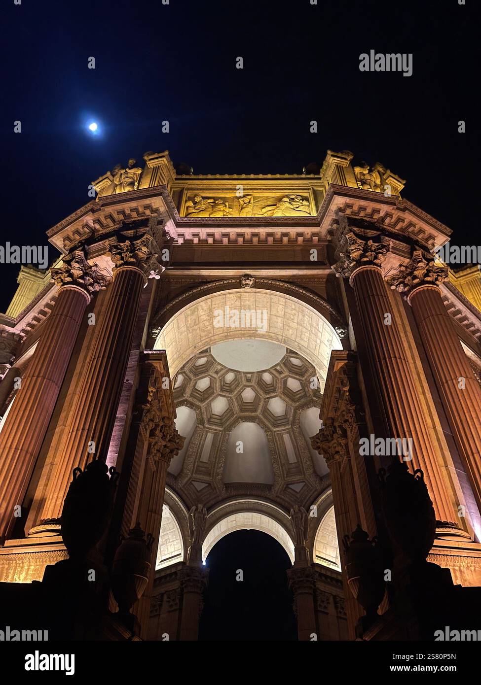 Light on the Art - Smartphone Captured Stock Image