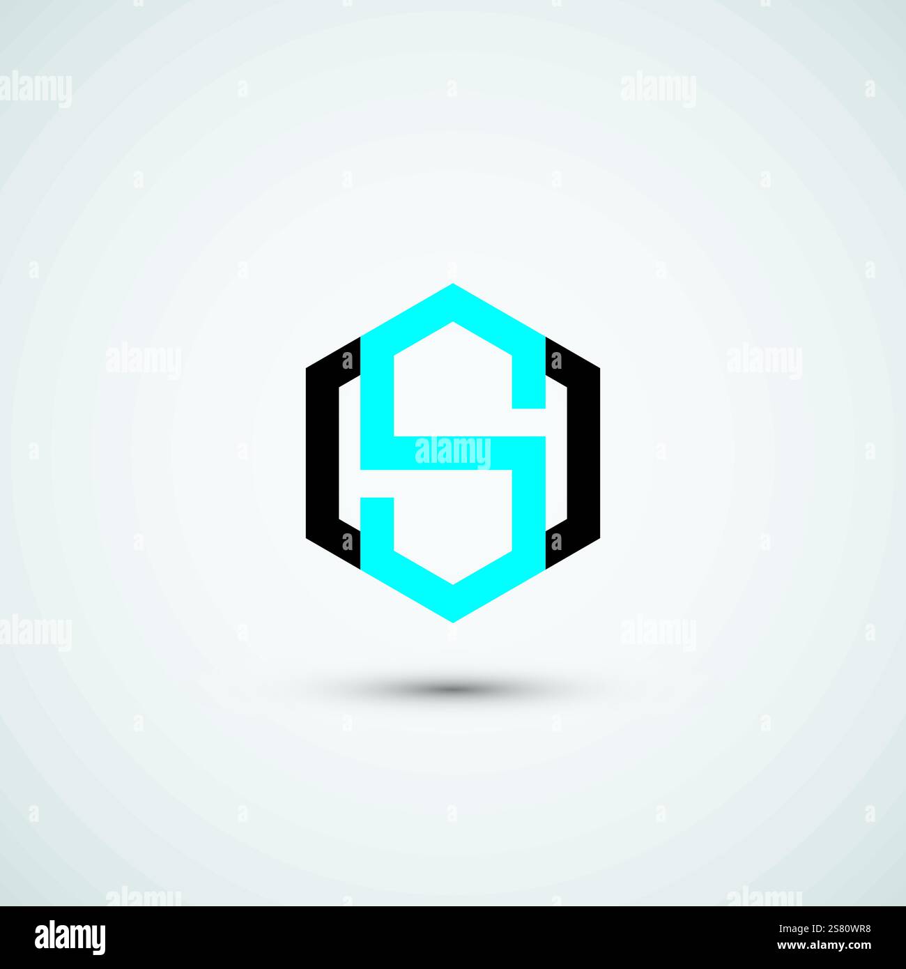Letter S hexagon logo design vector template Stock Vector Image & Art ...