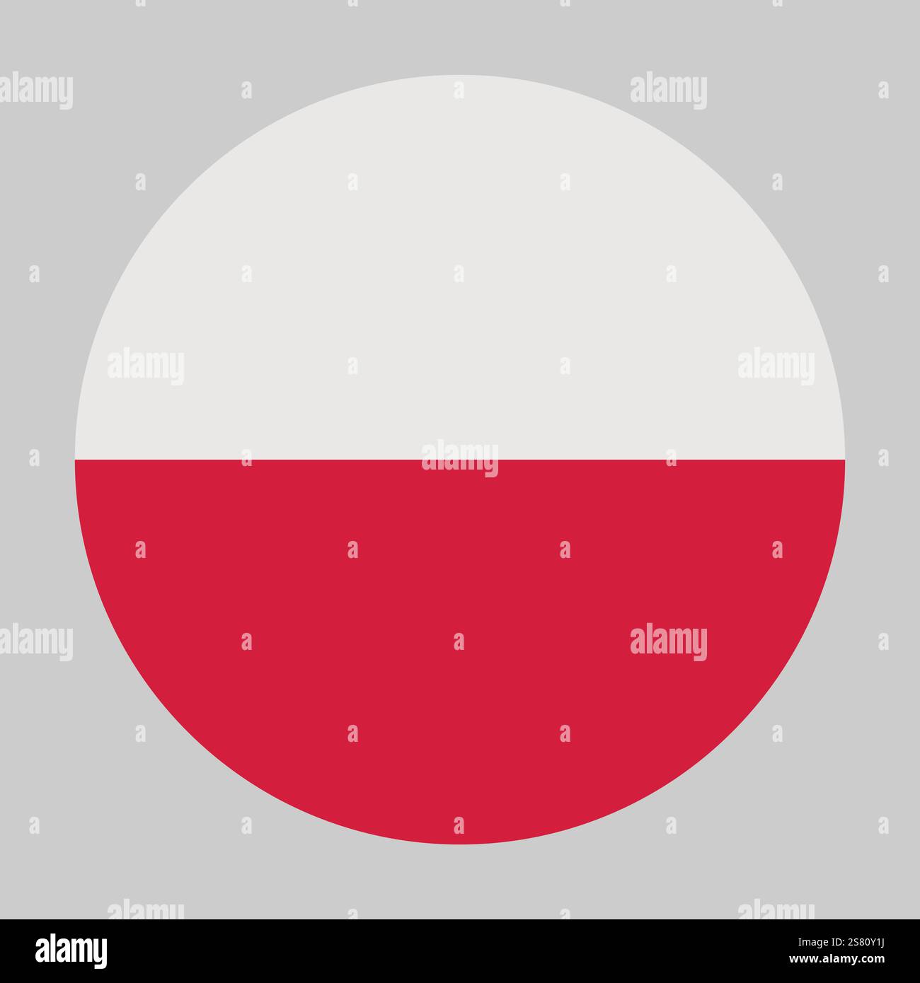 Flag of Poland round shape, national symbol Stock Vector Image & Art ...