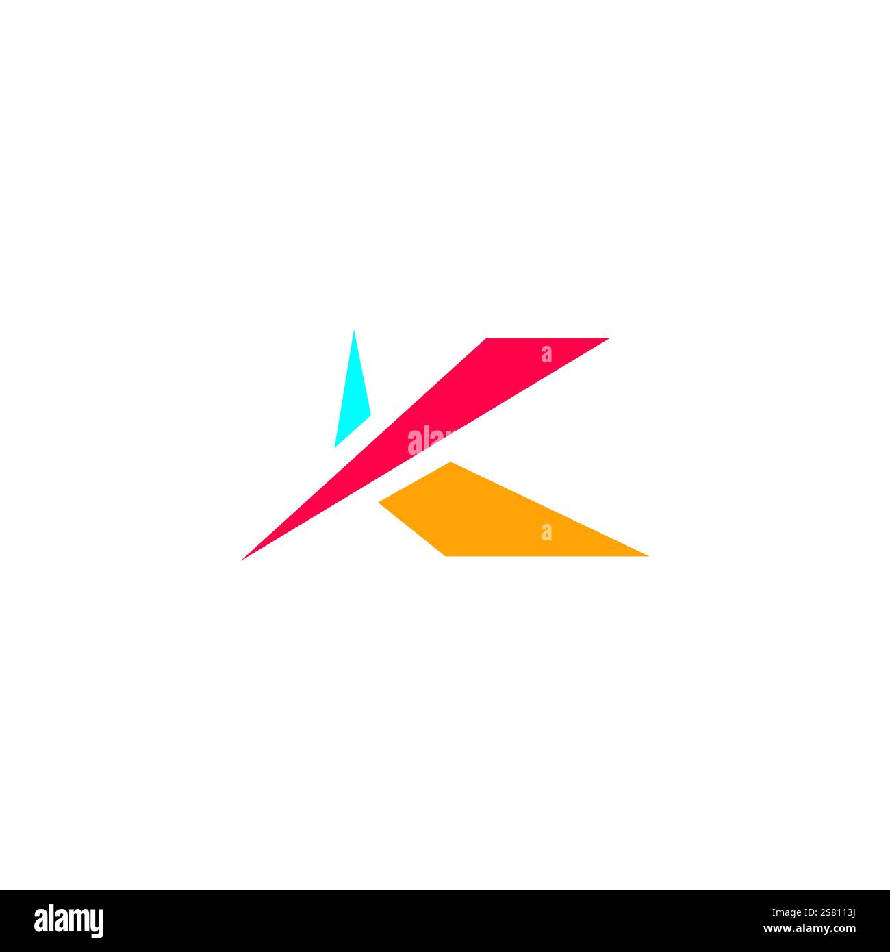 Letter K Abstract Logo Design. K Icon Vector Stock Vector