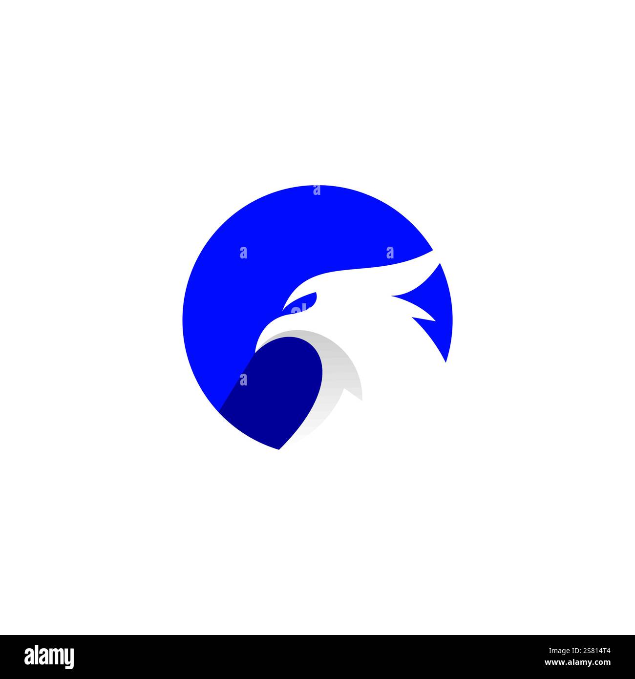 Eagle Logo Vector Illustration. Eagle Head Icon Stock Vector