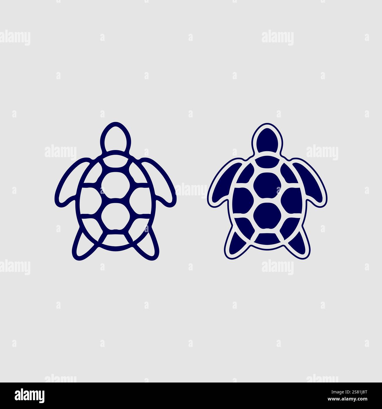 Turtle animal cartoon icon vector illustration Stock Vector