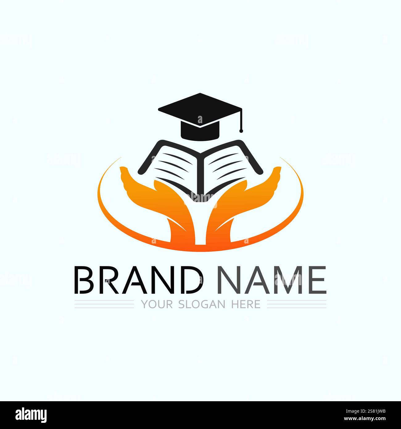 Education Logo Template vector icon illustration design Stock Vector