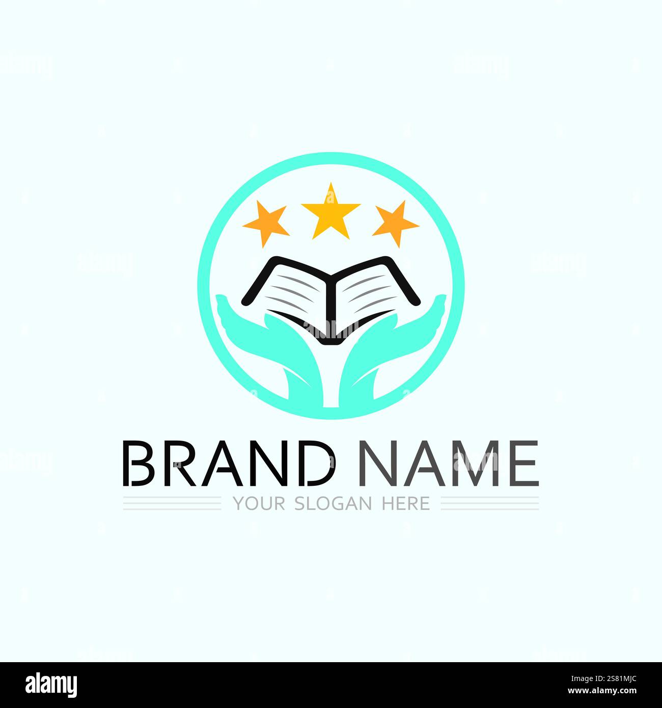 Education Logo Template vector icon illustration design Stock Vector