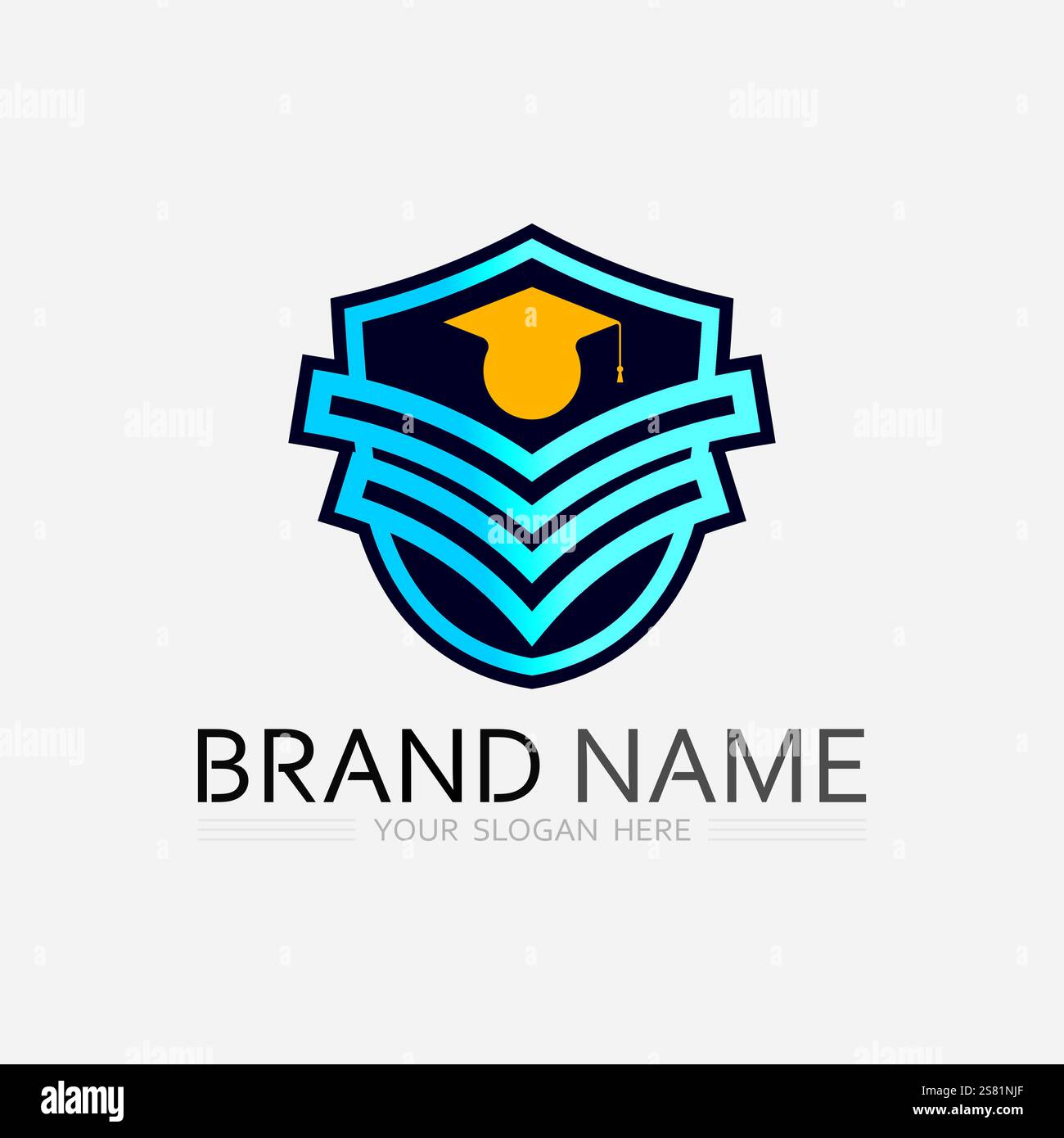 Education Logo Template vector icon illustration design Stock Vector