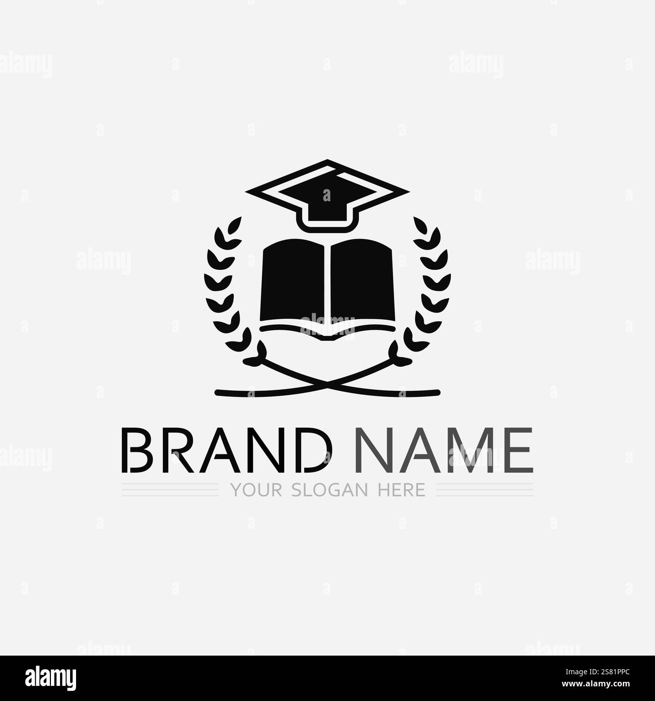 Education Logo Template vector icon illustration design Stock Vector