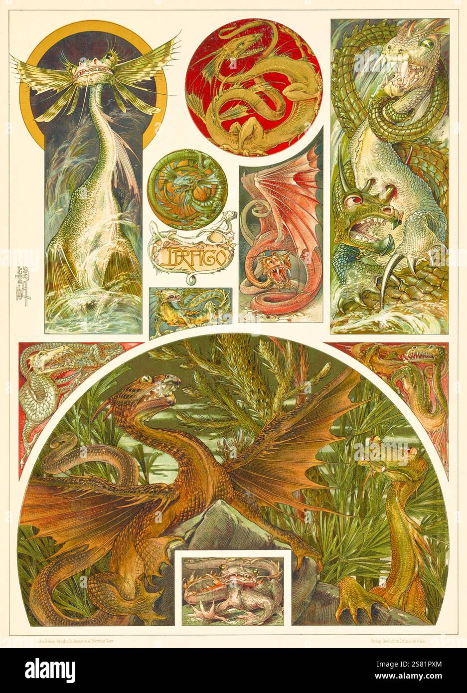 Anton Seder The Animal in Decorative Arts Intricate Art Nouveau