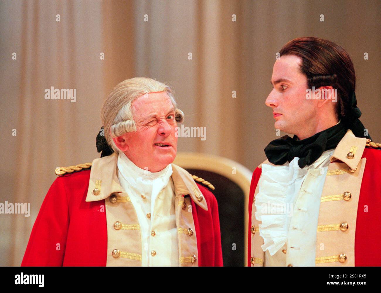 l-r: Benjamin Whitrow (Sir Anthony Absolute), David Tennant (Jack ...